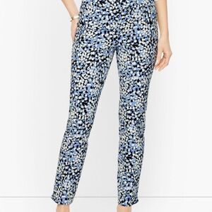 TALBOTS CHATHAM ANKLE PANTS - TEXTURED DOTS Size  10 NWOT